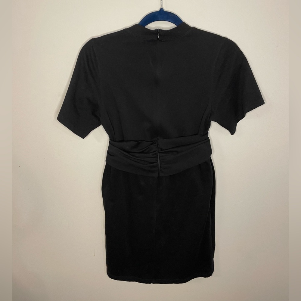 Alexander Wang Twisted Cotton T-Shirt Dress - Picture 3 of 4